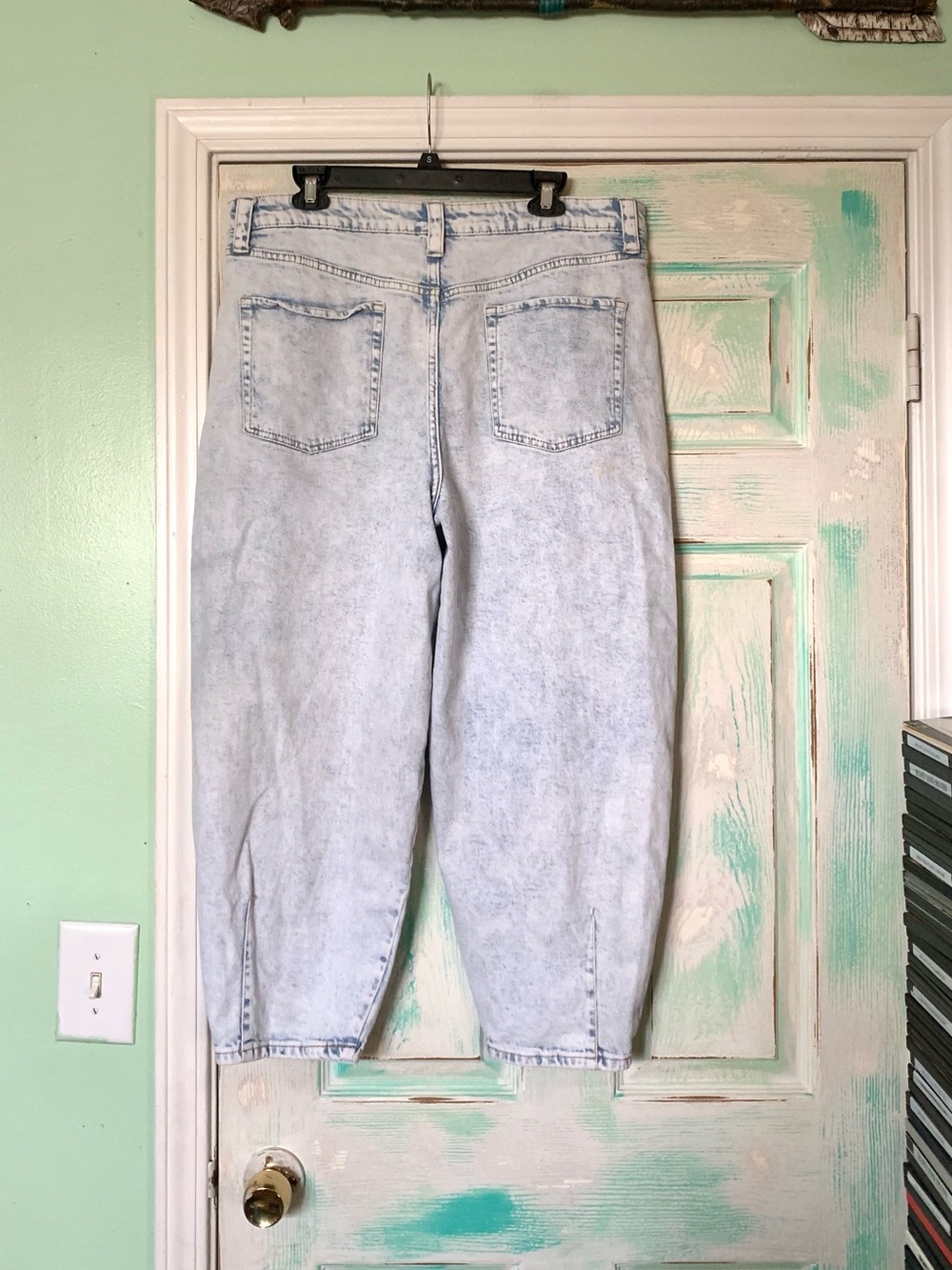 Wild Fable High Rise Balloon Jean Light Wash Denim Jeans 16 - Picture 7 of 11